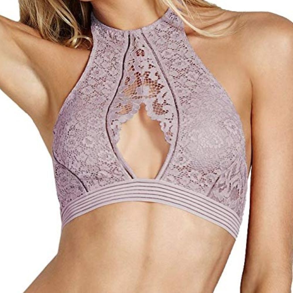 Victoria's Secret  Keyhole High Neck Bralette